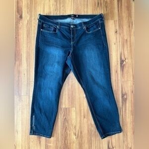 Torrid Ankle Zip Stretch Skinny Denim